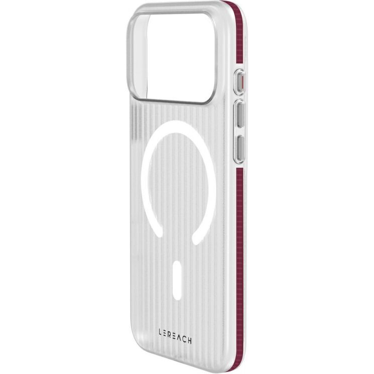 Защитный чехол LEREACH TOC Magnetic для iPhone 18 Pro Max - Dark Cherry: фото 4 из 12