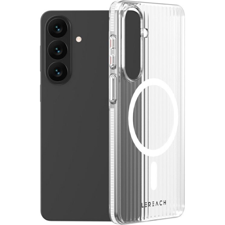 Защитный чехол LEREACH TOC Magnetic для Samsung Galaxy S26 (S942) - White: фото 1 из 11