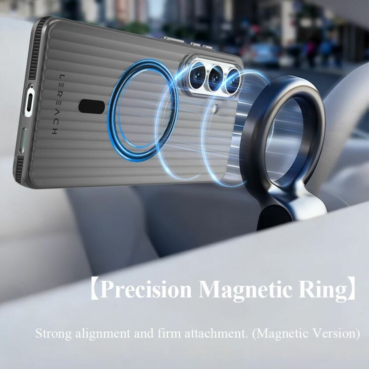 Защитный чехол LEREACH TOC Magnetic для Samsung Galaxy S26 (S942) - White: фото 9 из 11