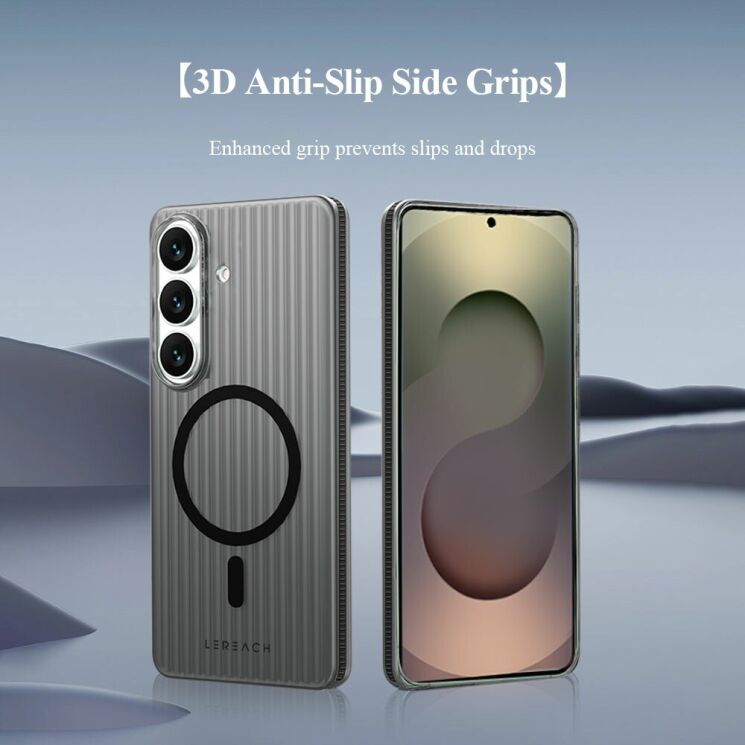 Защитный чехол LEREACH TOC Magnetic для Samsung Galaxy S26 (S942) - White: фото 8 из 11