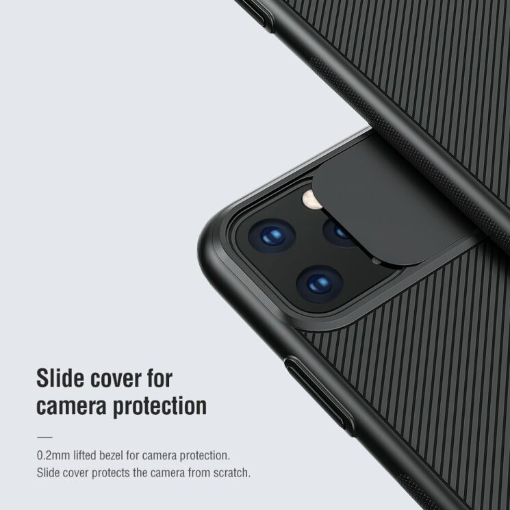 Захисний чохол NILLKIN CamShield Case для Apple iPhone 11 Pro - Black: фото 5 з 15