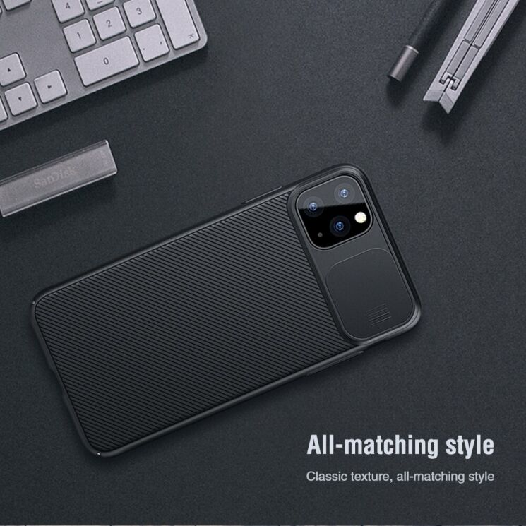 Захисний чохол NILLKIN CamShield Case для Apple iPhone 11 Pro - Black: фото 13 з 15