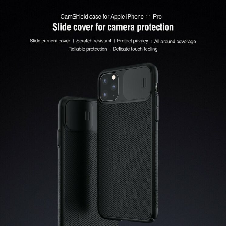 Захисний чохол NILLKIN CamShield Case для Apple iPhone 11 Pro - Black: фото 4 з 15