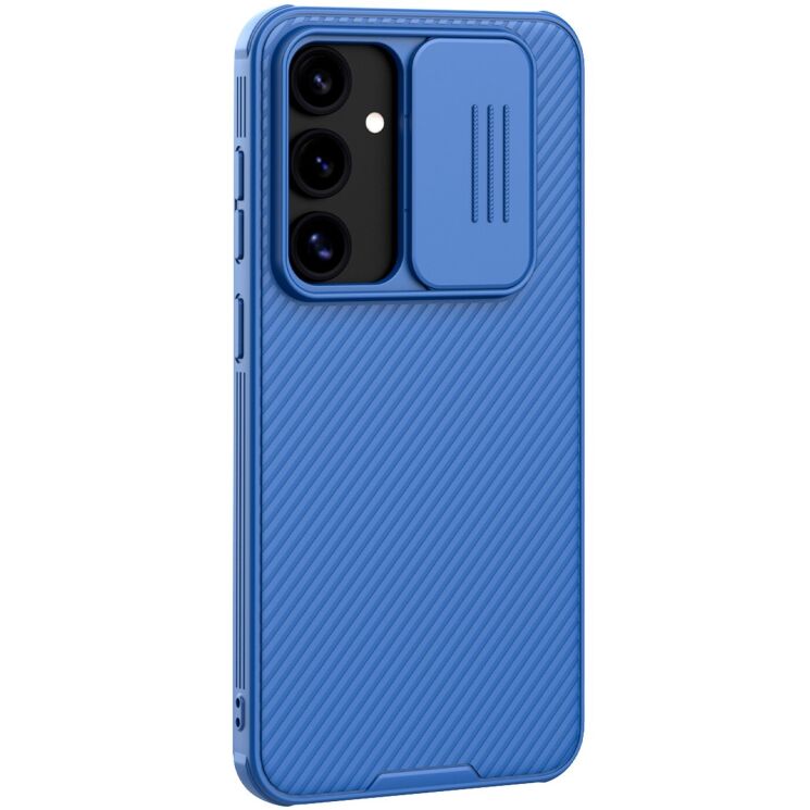 Защитный чехол NILLKIN CamShield Pro для Samsung Galaxy S24 FE (S721) - Blue: фото 3 из 20