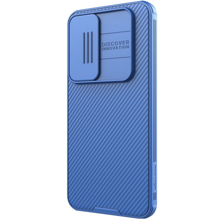 Защитный чехол NILLKIN CamShield Pro для Samsung Galaxy S24 FE (S721) - Blue: фото 2 из 20