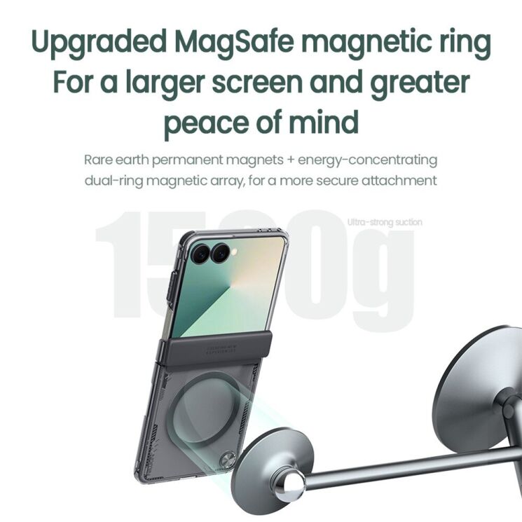 Захисний чохол NILLKIN Iceblade Magnetic (FF) для Samsung Galaxy Flip 7 - Gold: фото 8 з 9