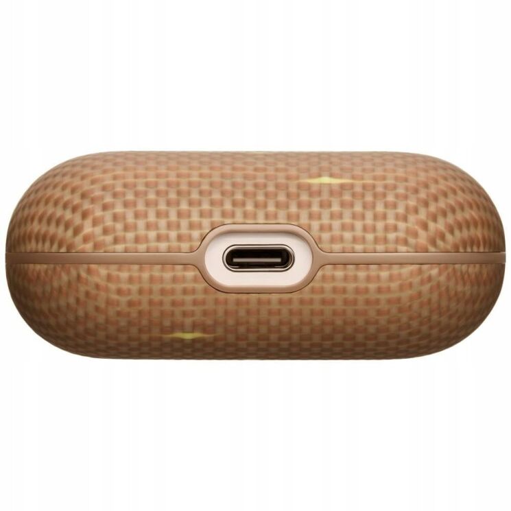 Защитный чехол Pitaka Aramid Fiber Case для AirPods Pro 3 (APM2504) - Golden Glint: фото 6 из 11