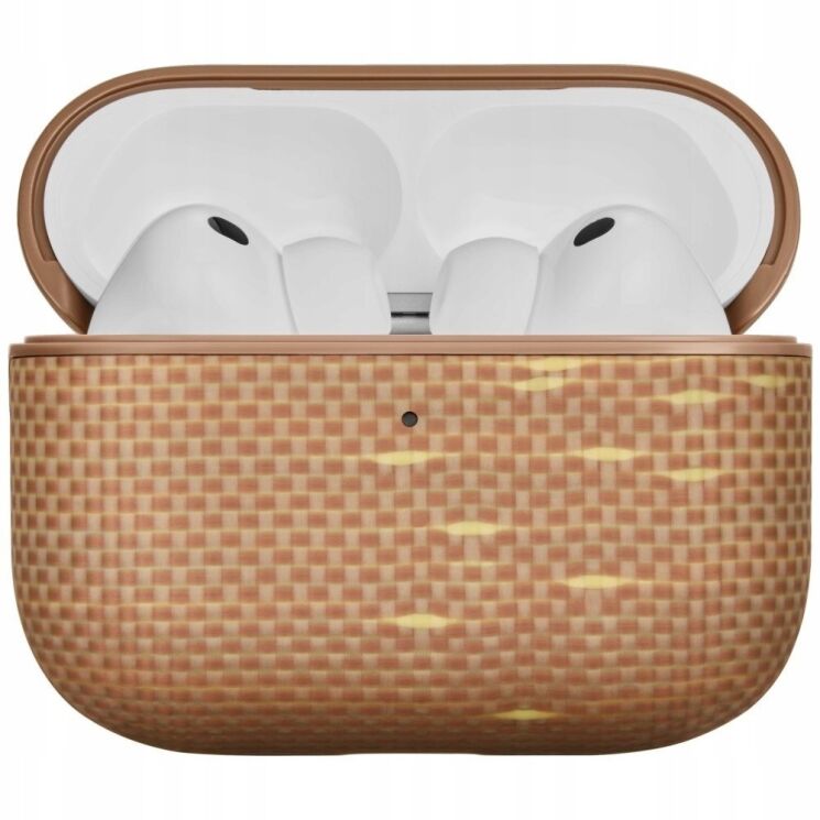 Защитный чехол Pitaka Aramid Fiber Case для AirPods Pro 3 (APM2504) - Golden Glint: фото 2 из 11