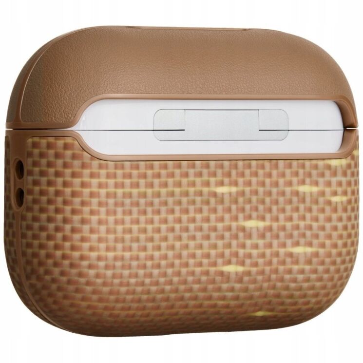 Защитный чехол Pitaka Aramid Fiber Case для AirPods Pro 3 (APM2504) - Golden Glint: фото 4 из 11