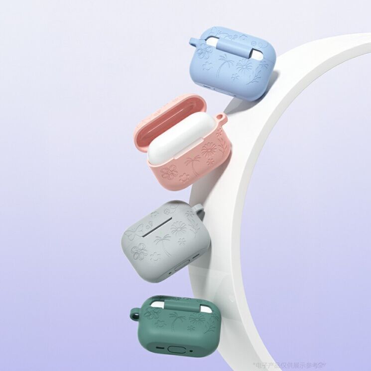 Защитный чехол Reframe Butterfly Pattern для AirPods Pro 3 - Pink: фото 8 из 9