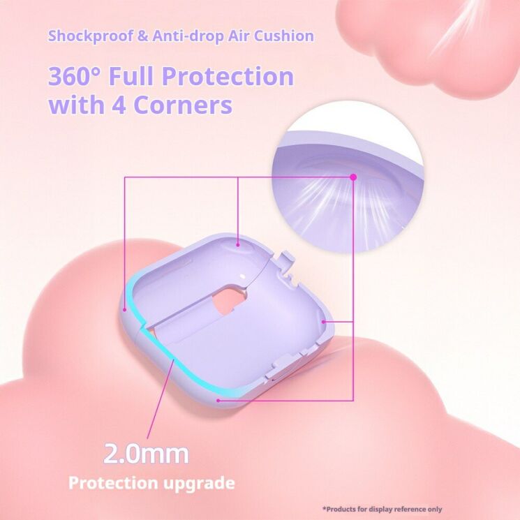 Защитный чехол Reframe Butterfly Pattern для AirPods Pro 3 - Pink: фото 4 из 9