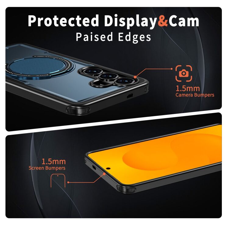 Захисний чохол Reframe Grip MagSafe для Samsung Galaxy S26 Ultra (S948) - Black: фото 4 з 6