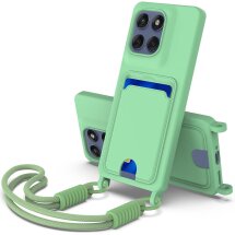Защитный чехол Reframe Silicone Holder для Motorola Edge 60 / Edge 60 Fusion - Green: фото 1 из 9