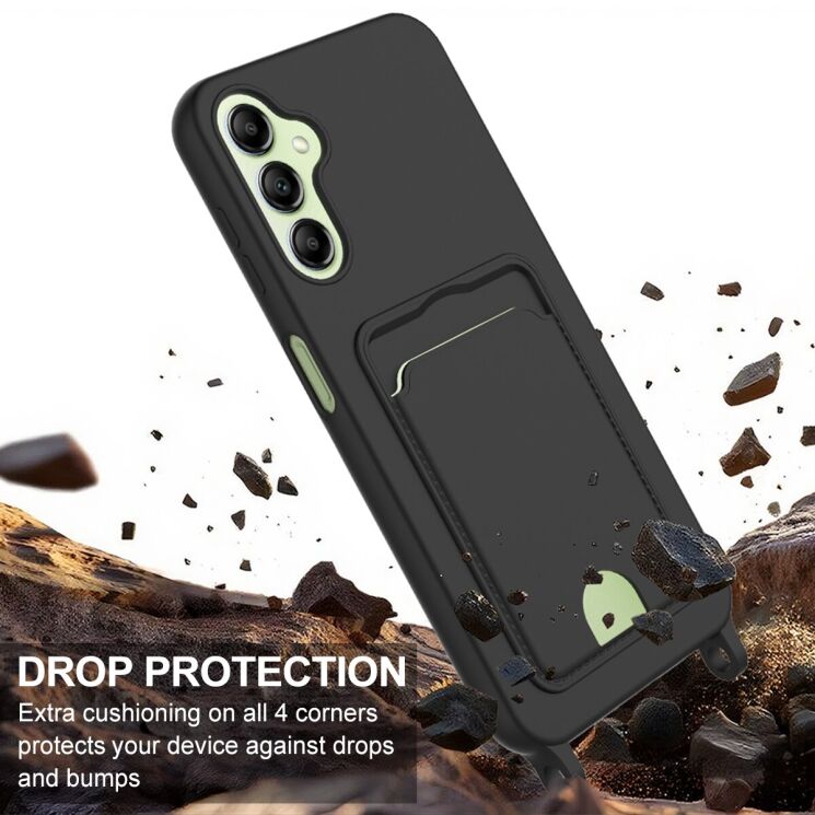Захисний чохол Reframe Silicone Holder для Samsung Galaxy A16 (A165) - Black: фото 5 з 7