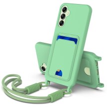 Захисний чохол Reframe Silicone Holder для Samsung Galaxy A16 (A165) - Green: фото 1 з 7