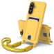 Захисний чохол Reframe Silicone Holder для Samsung Galaxy A27 (A276) - Yellow (408676Y). Фото 1 з 8