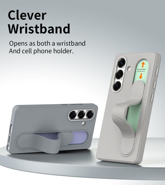 Защитный чехол Reframe Standing Grip для Samsung Galaxy S26 Plus - Sapphire: фото 4 из 13