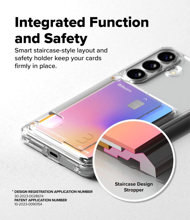 Захисний чохол Ringke Fusion Card для Samsung Galaxy S26 (S942) 8800328815551 - Clear: фото 5 з 15