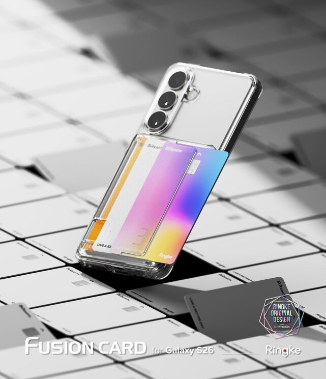 Захисний чохол Ringke Fusion Card для Samsung Galaxy S26 (S942) 8800328815551 - Clear: фото 2 з 15