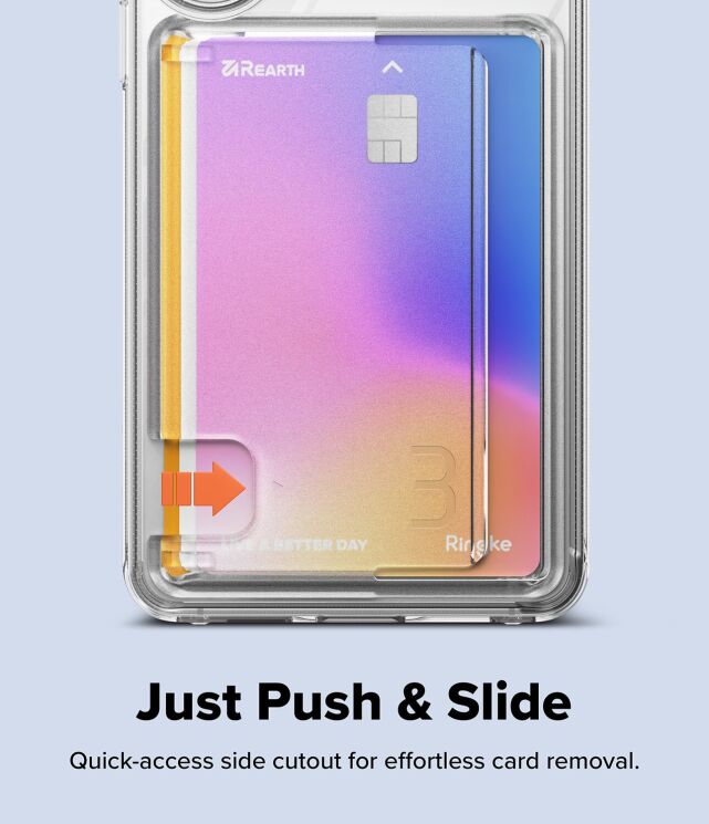 Захисний чохол Ringke Fusion Card для Samsung Galaxy S26 (S942) 8800328815551 - Clear: фото 6 з 15