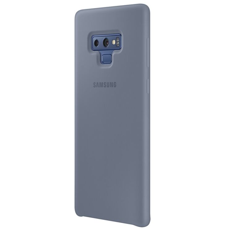 Защитный чехол Silicone Cover для Samsung Galaxy Note 9 (EF-PN960TLEGRU) - Blue: фото 3 из 3