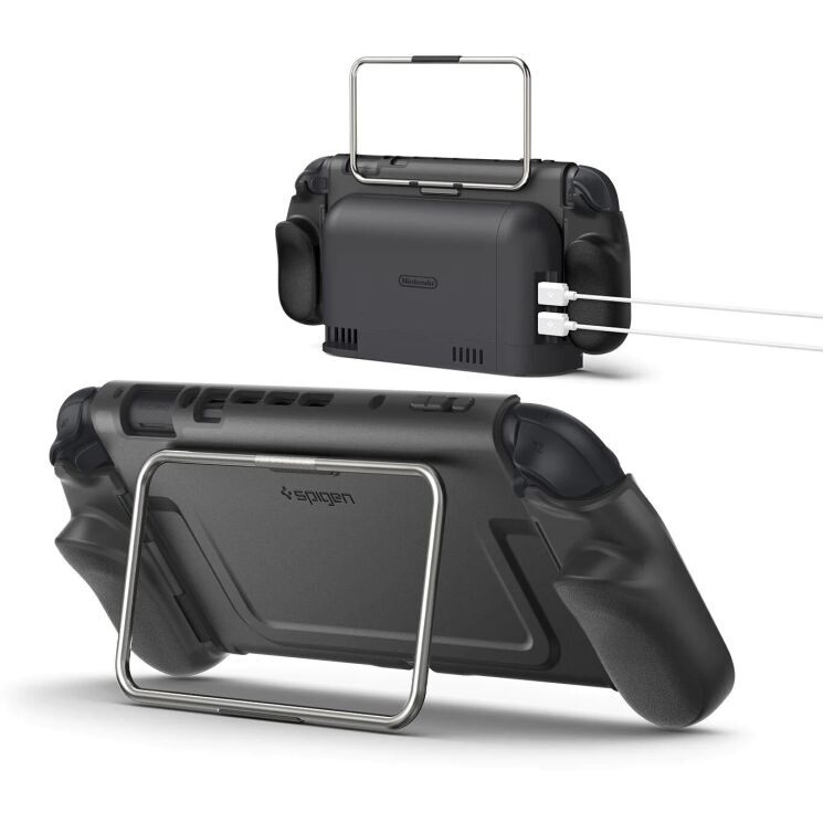 Защитный чехол Spigen Dual Grip Pro для Nintendo Switch 2 - Black: фото 1 из 13