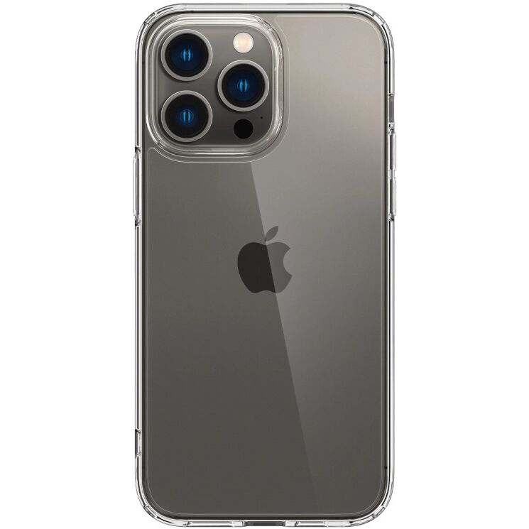 Защитный чехол Spigen (SGP) Crystal Hybrid для Apple iPhone 14 Pro - Crystal Clear: фото 2 из 11