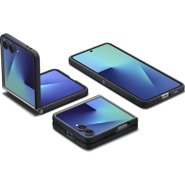 Захисний чохол Spigen Nano Pop MagFit (FF) для Samsung Galaxy Flip 7 (ACS11158) - Black Sesame: фото 14 з 23
