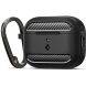Защитный чехол Spigen (SGP) Rugged Armor (FH) для AirPods Pro 3 (ACS09822) - Matte Black (390123B). Фото 1 из 18