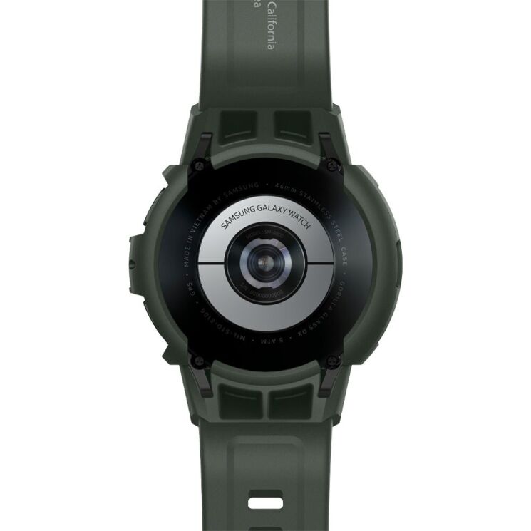 Защитный чехол Spigen (SGP) Rugged Armor Pro (FW) для Samsung Galaxy Watch 4 Classic (46mm) - Military Green: фото 11 из 21