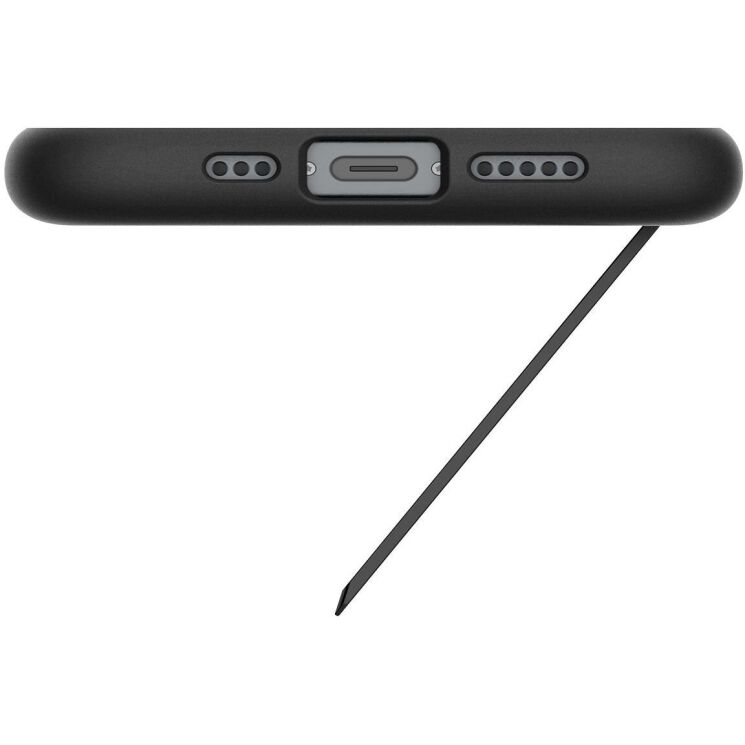 Защитный чехол Spigen (SGP) Slim Armor (MagFit) для Apple iPhone 16e (ACS09129) - Black: фото 5 из 9