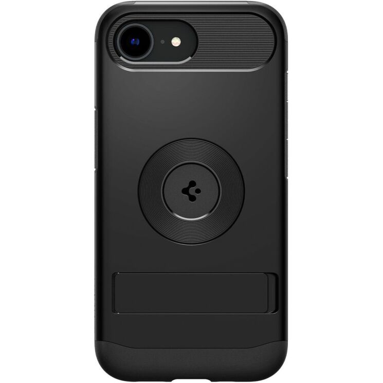 Защитный чехол Spigen (SGP) Slim Armor (MagFit) для Apple iPhone 16e (ACS09129) - Black: фото 2 из 9