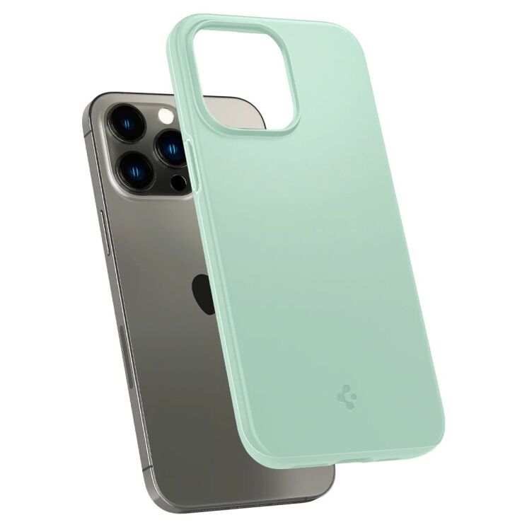Захисний чохол Spigen Thin Fit для iPhone 14 Pro (ACS04784) - Mint: фото 8 з 15