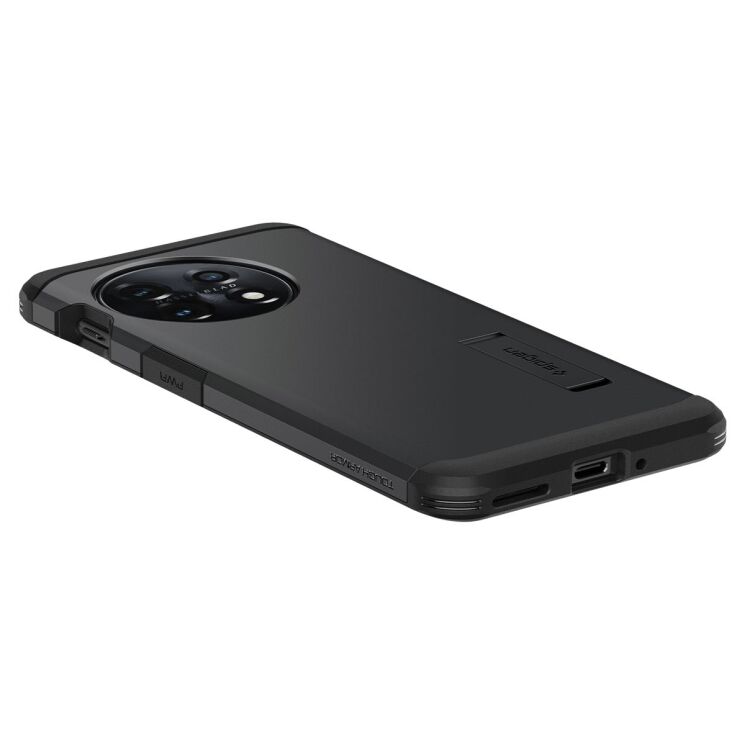 Защитный чехол Spigen (SGP) Tough Armor для OnePlus 11 - Black: фото 7 из 17