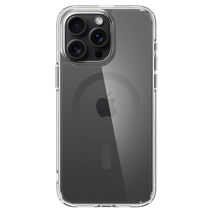 Защитный чехол Spigen (SGP) Ultra Hybrid (MagFit) для Apple iPhone 15 Pro Max - Graphite: фото 3 из 11