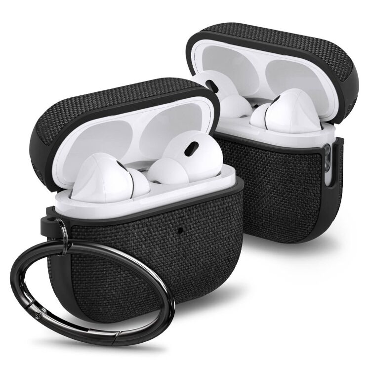 Защитный чехол Spigen (SGP) Urban Fit (FH) для Apple AirPods Pro / Pro 2 - Black: фото 2 из 17