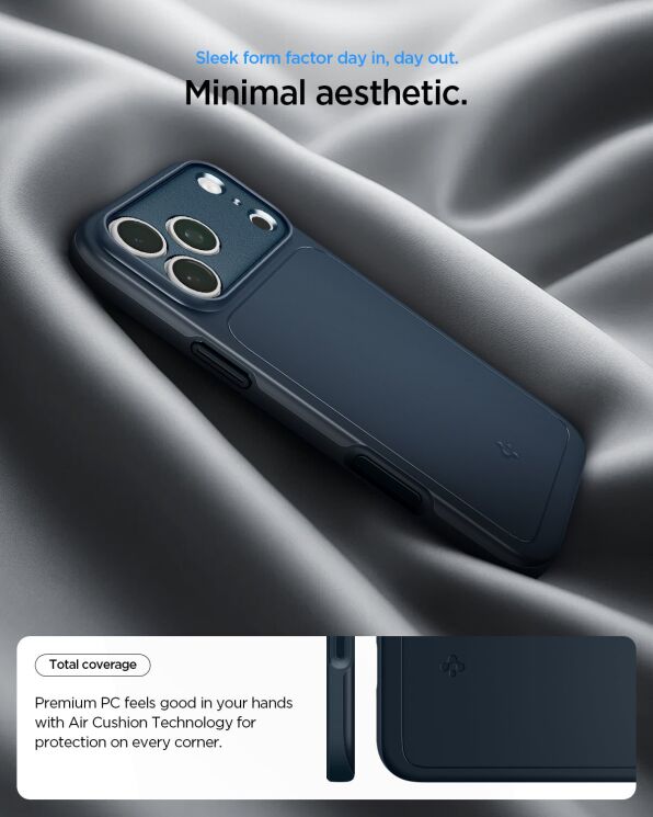 Защитный чехол Spigen Thin Fit (MagFit) для iPhone 18 Pro Max (ACS12107) - Gunmetal: фото 11 из 13