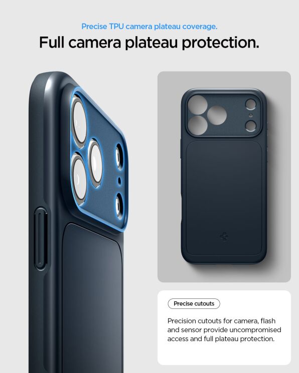 Защитный чехол Spigen Thin Fit (MagFit) для iPhone 18 Pro Max (ACS12107) - Gunmetal: фото 9 из 13