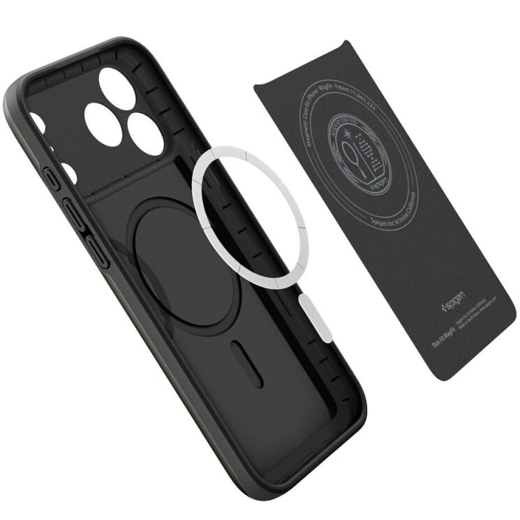 Захисний чохол Spigen Thin Fit (MagFit) для iPhone 18 Pro Max (ACS12105) - Black: фото 5 з 13