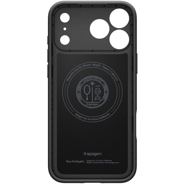 Захисний чохол Spigen Thin Fit (MagFit) для iPhone 18 Pro Max (ACS12105) - Black: фото 4 з 13