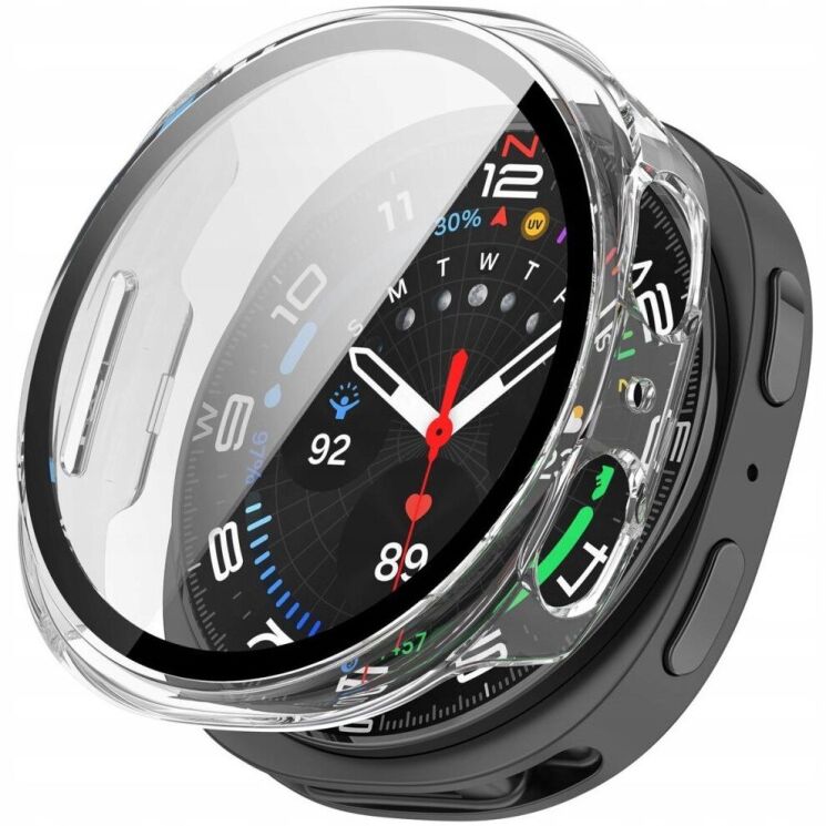 Захисний чохол Tech-Protect Defense для Samsung Galaxy Watch 8 (44mm) - Clear: фото 1 з 4