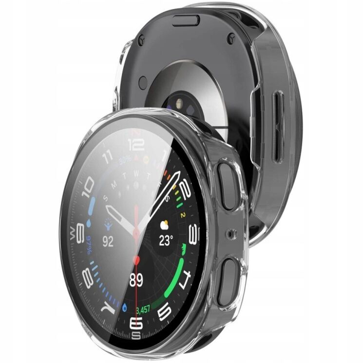 Захисний чохол Tech-Protect Defense для Samsung Galaxy Watch 8 (44mm) - Clear: фото 2 з 4