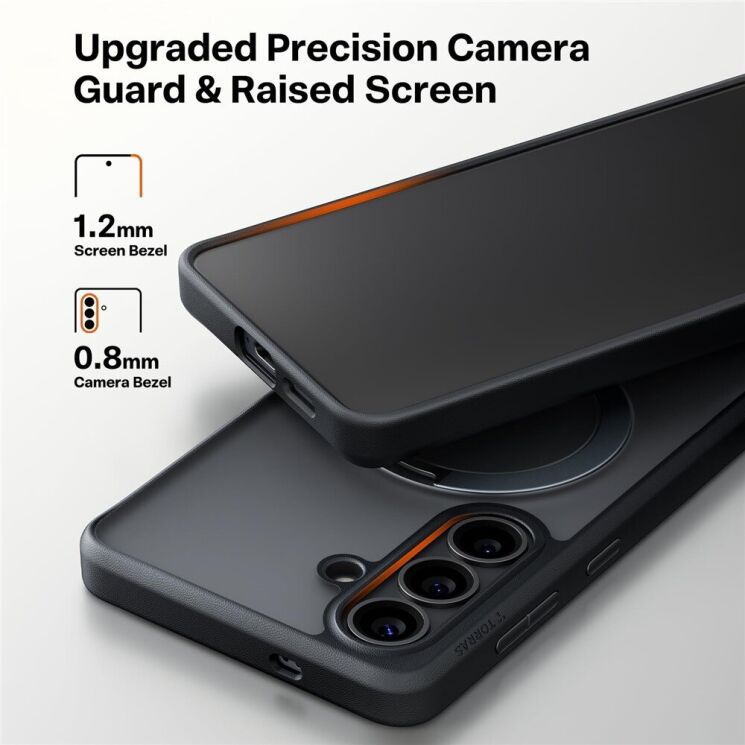 Захисний чохол TORRAS Ostand Q3 Spin (with MagSafe) для Samsung Galaxy S26 - Black: фото 7 з 12