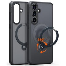 Захисний чохол TORRAS Ostand Q3 Spin (with MagSafe) для Samsung Galaxy S26 - Black: фото 1 з 12