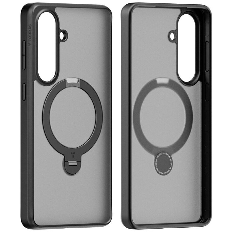 Защитный чехол TORRAS Ostand Q3 Spin (with MagSafe) для Samsung Galaxy S26 - Black (404202B) Защитный чехол TORRAS Ostand Q3 Spin (with MagSafe) для Samsung Galaxy S26 - Black: фото 2 из 3