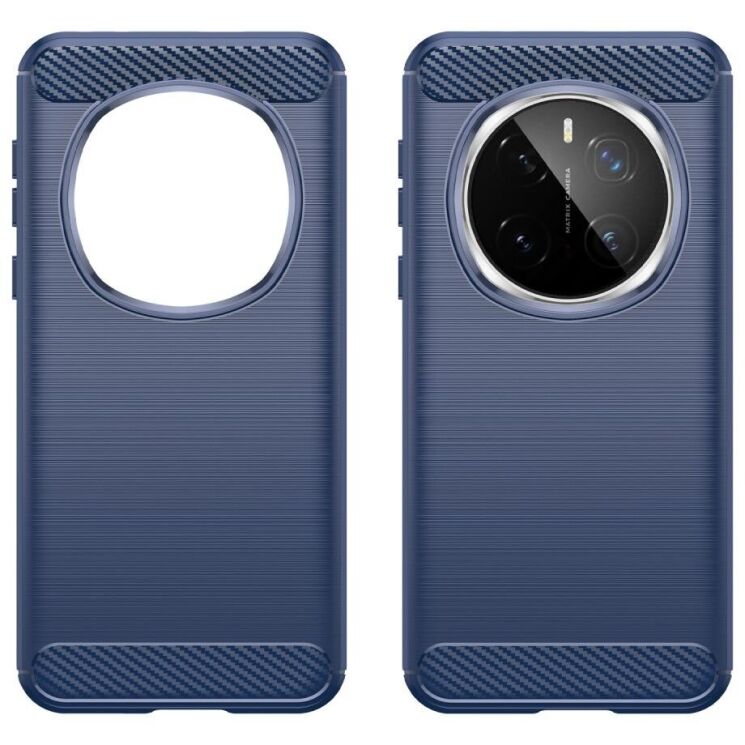 Захисний чохол UniCase Carbon для Honor Magic 7 Pro - Blue: фото 2 з 8