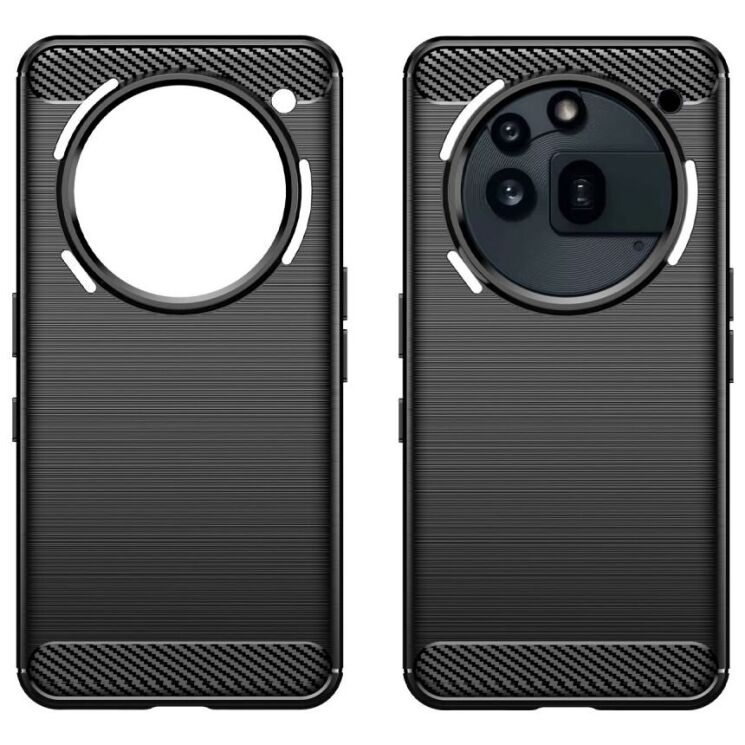 Защитный чехол UniCase Carbon для Nothing Phone (3a) Pro - Black: фото 2 из 12