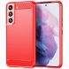 Защитный чехол UniCase Carbon для Samsung Galaxy S22 (S901) - Red (296358R). Фото 1 из 9