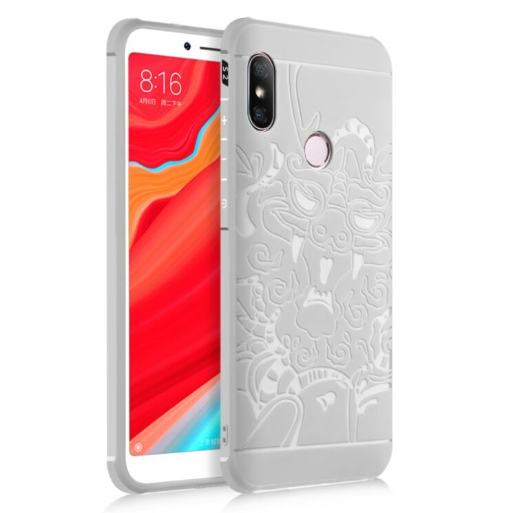 Защитный чехол UniCase Dragon Style для Xiaomi Redmi S2 - Auspicious Dragon / Grey: фото 1 из 1