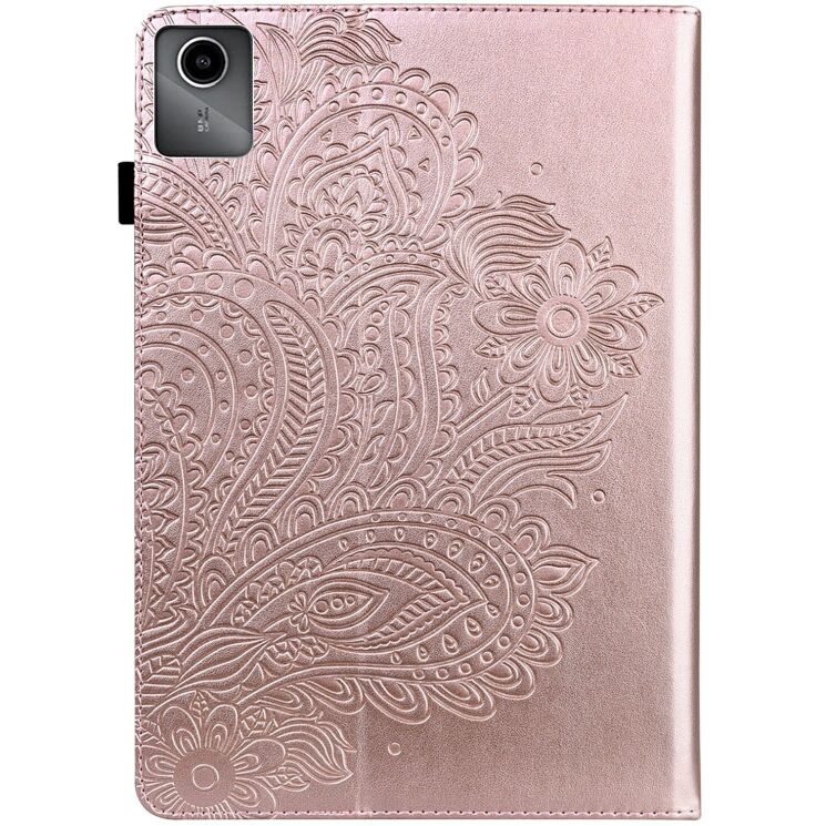 Захисний чохол UniCase Flower для Lenovo Tab M11 (TB330) / Xiaoxin Pad 2024 - Rose Gold: фото 2 з 10